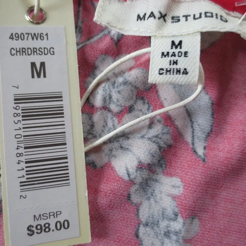 NWT Max Studio 3/4 Length Sleeve Shift Dress Med - Picture 5 of 5